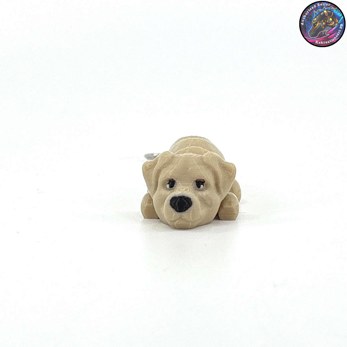 Sporting Group Dog Keychain Zipper Pull Flexi Fidget Cute Puppy Articulating 3D