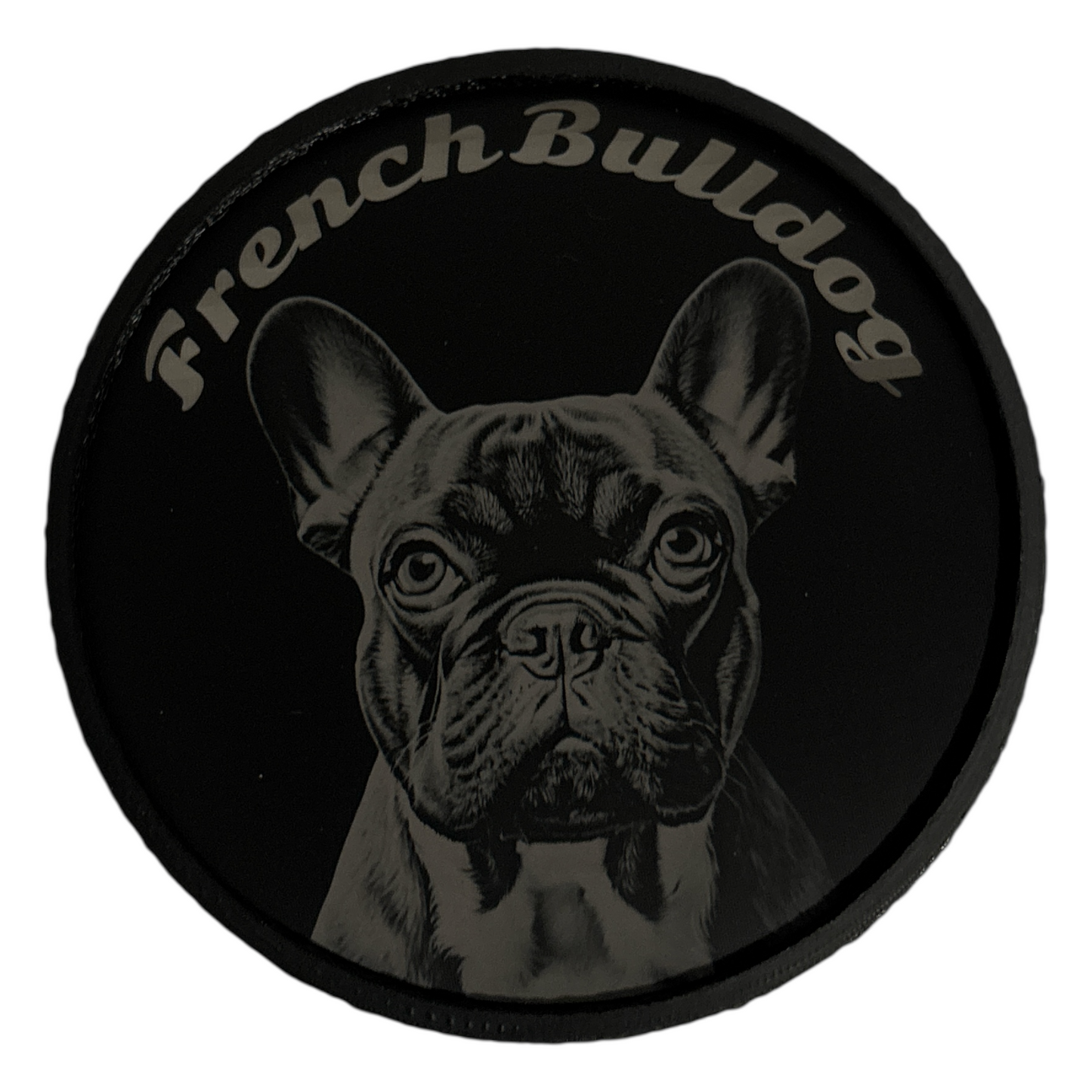 Dog Breeds Round Plastic Coaster