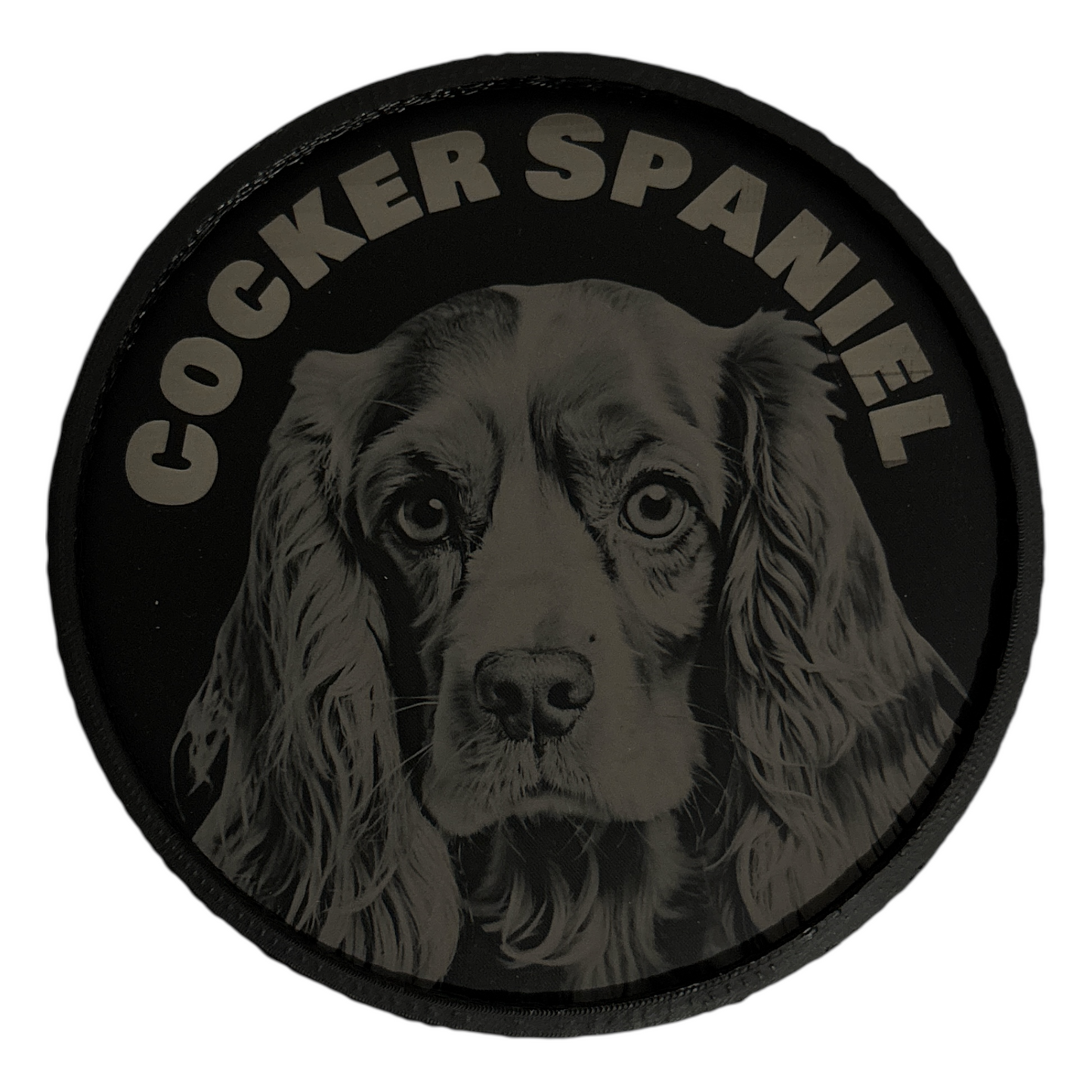 Dog Breeds Round Plastic Coaster