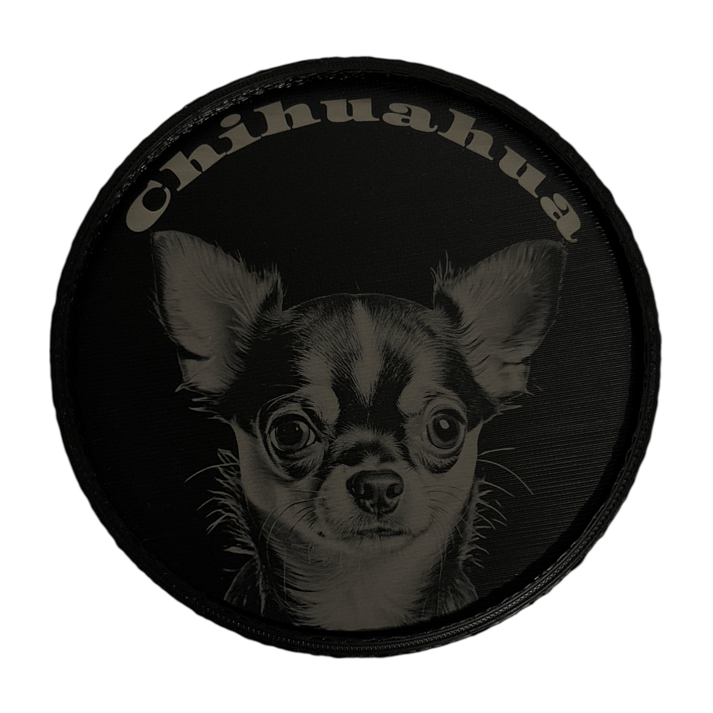 Dog Breeds Round Plastic Coaster