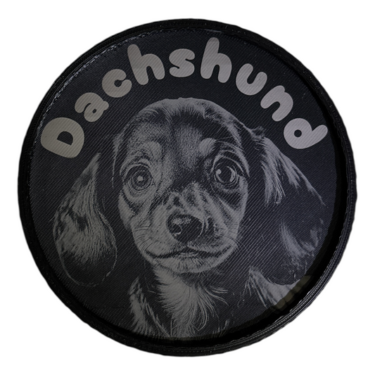 Dog Breeds Round Plastic Coaster