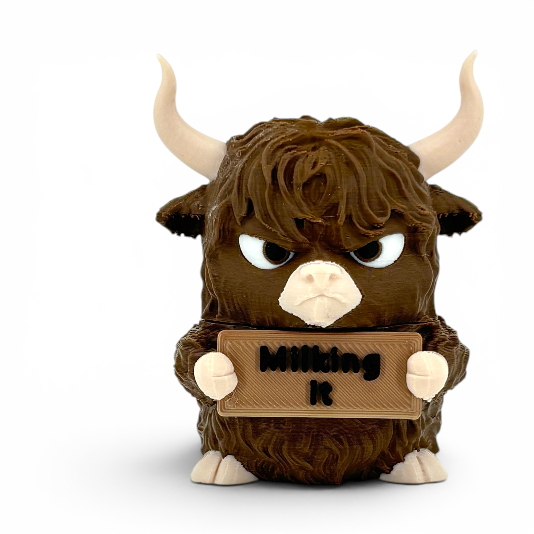 Animals With A Serious Attitude Desk Decor Figurines Holding Rude Sarcastic Humor Signs