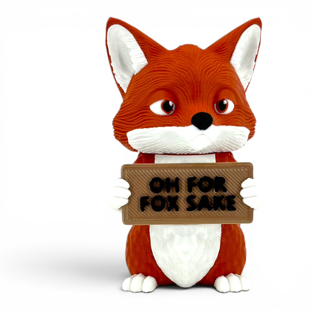 Animals With A Serious Attitude Desk Decor Figurines Holding Rude Sarcastic Humor Signs