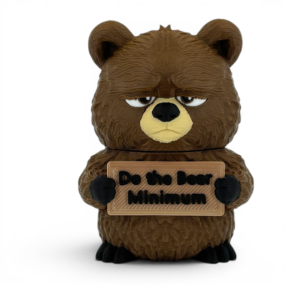 Animals With A Serious Attitude Desk Decor Figurines Holding Rude Sarcastic Humor Signs