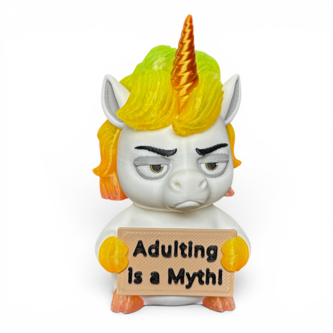 Animals With A Serious Attitude Desk Decor Figurines Holding Rude Sarcastic Humor Signs