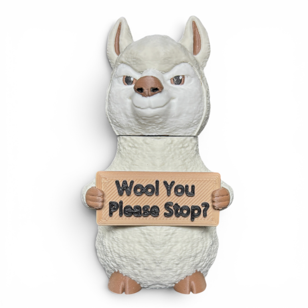Animals With A Serious Attitude Desk Decor Figurines Holding Rude Sarcastic Humor Signs