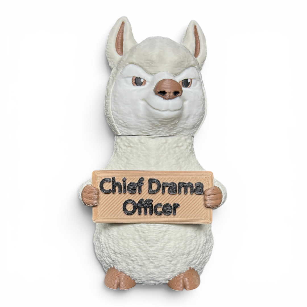 Animals With A Serious Attitude Desk Decor Figurines Holding Rude Sarcastic Humor Signs